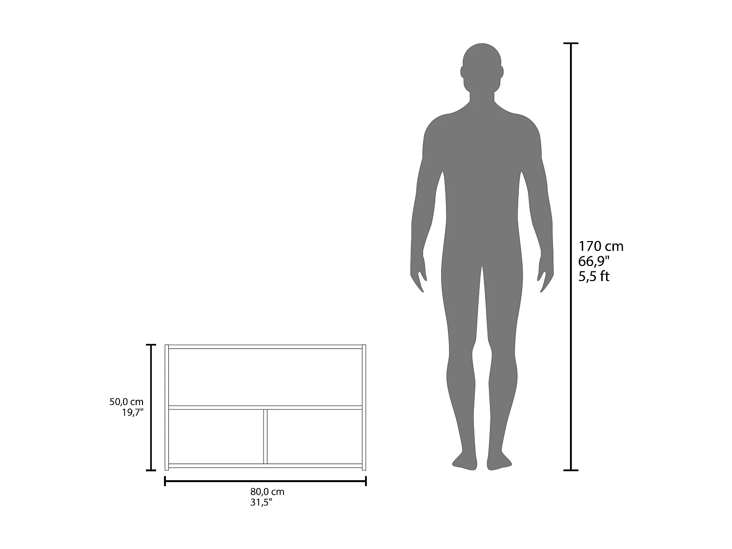 McNary botiquín de baño con espejos integrados y dos puertas