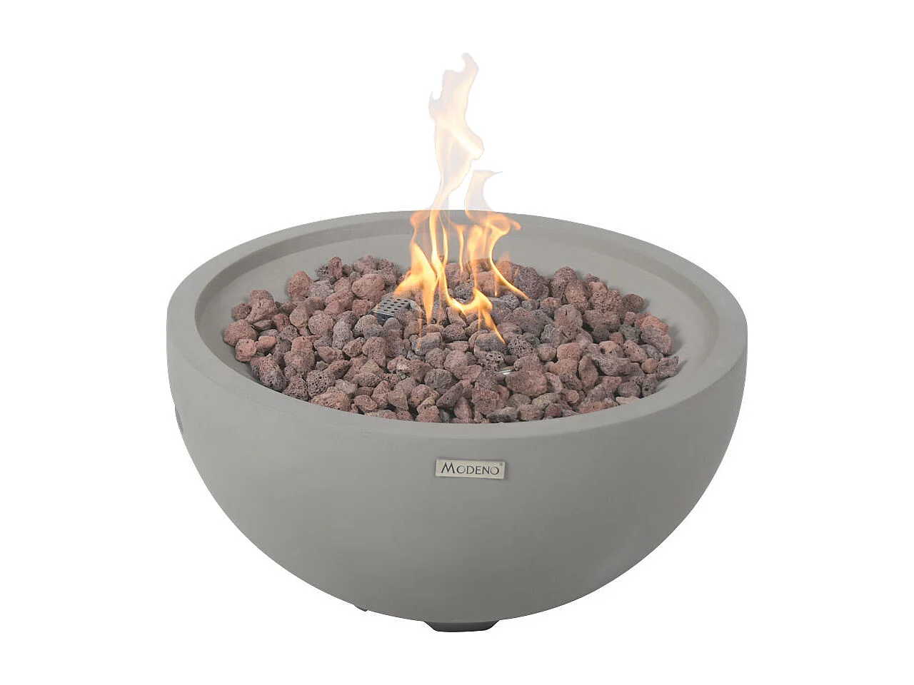 Table braséro à gaz Nantucket en béton fibré - 67x67x35 cm