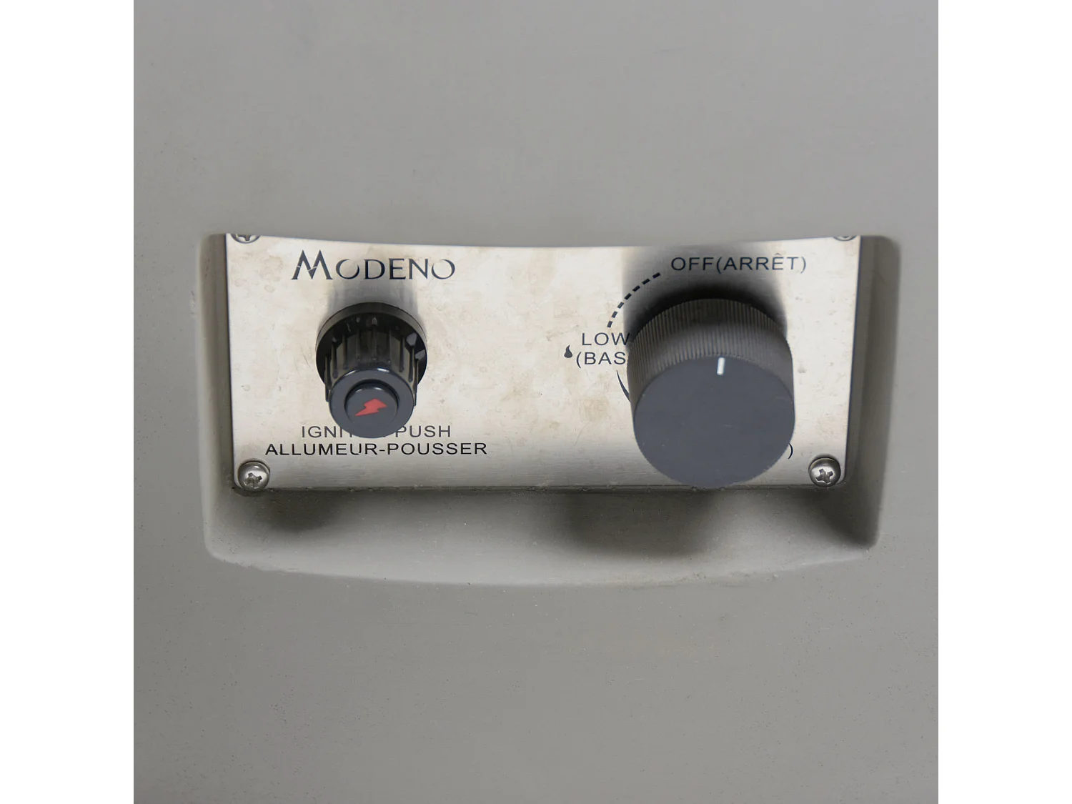 Table braséro à gaz Nantucket en béton fibré - 67x67x35 cm