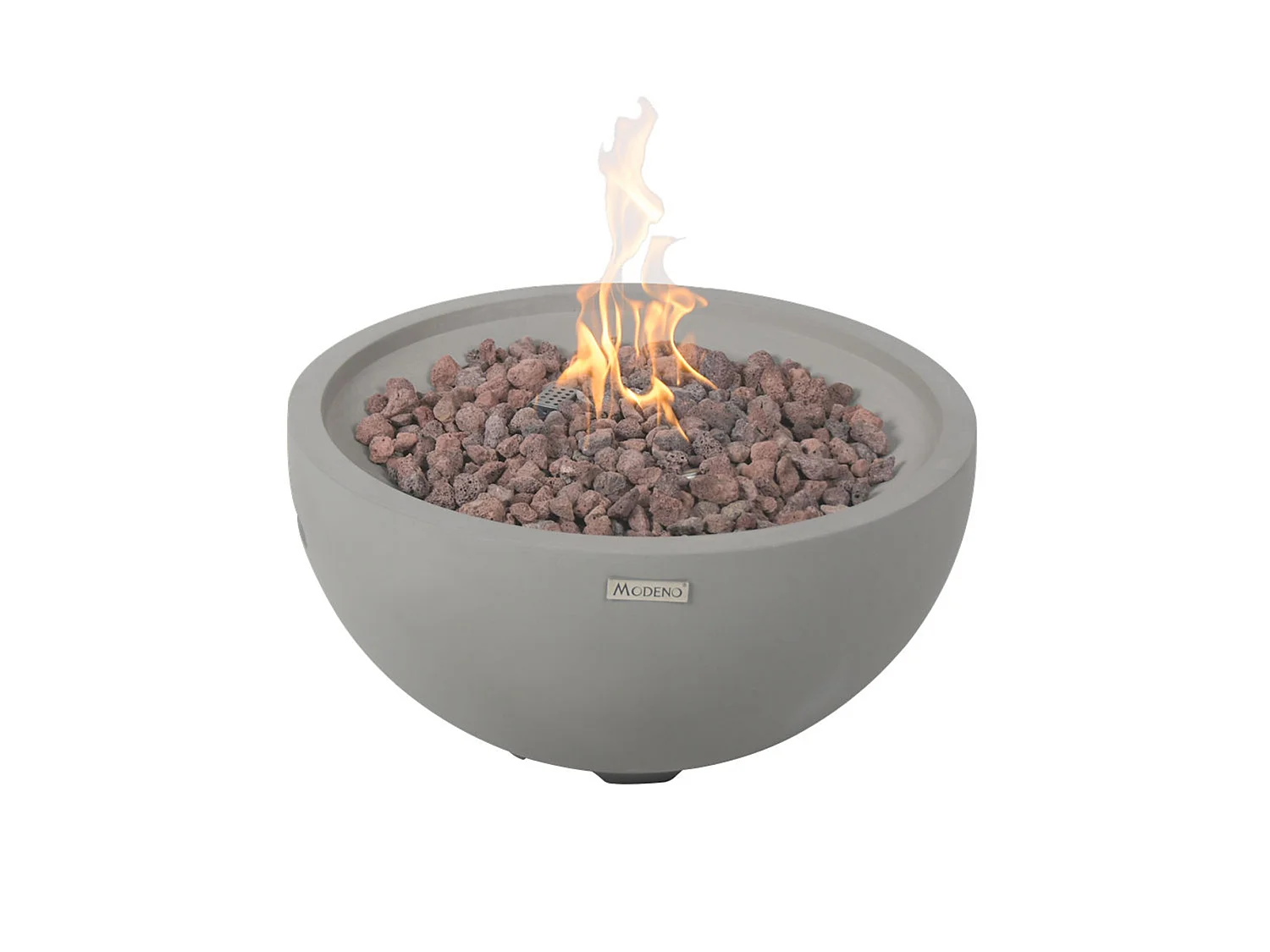 Table braséro à gaz Nantucket en béton fibré - 67x67x35 cm