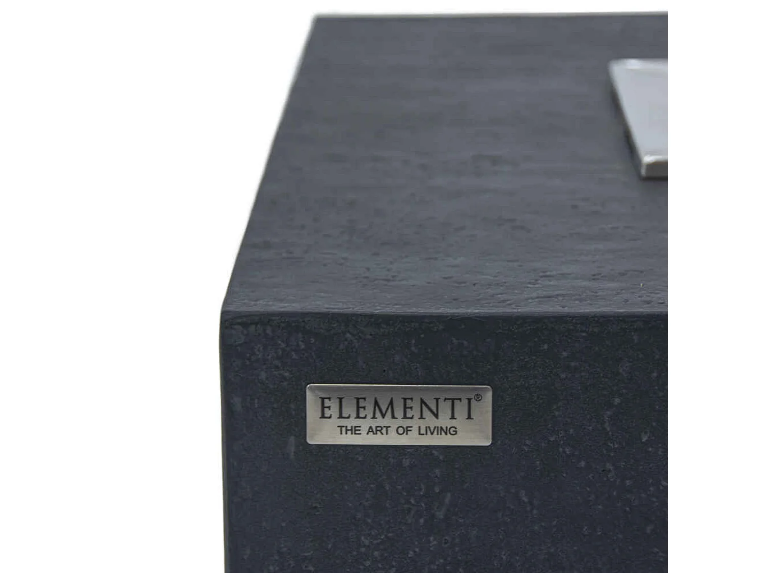 Table braséro à gaz HAMPTON en béton fibré - 142x35x35 cm