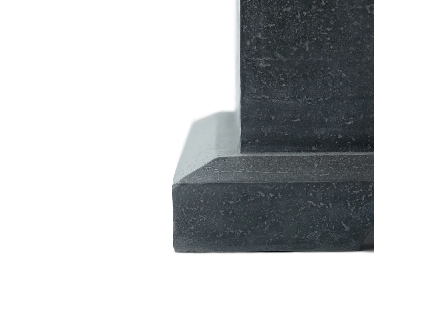 Mange-debout braséro à gaz MONTREALI en béton fibré - 56x56x106 cm