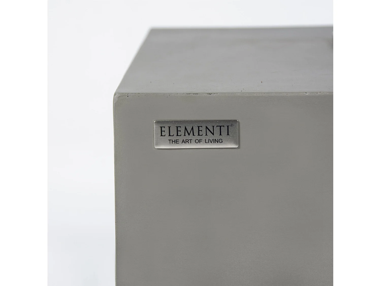 Table braséro à gaz Granville en béton fibré - 152x69x43 cm