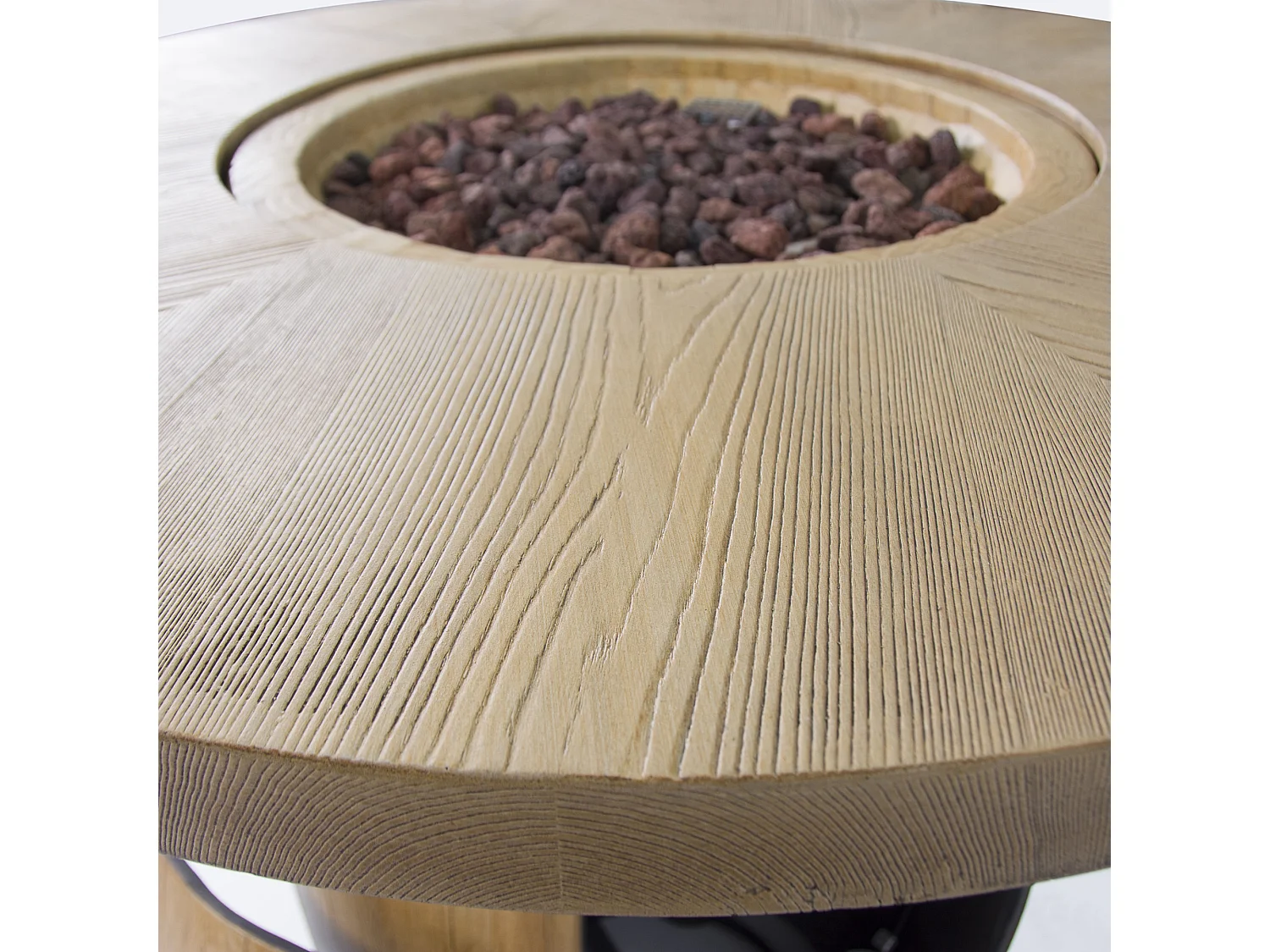 Mange-debout braséro à gaz LAFITE en béton - 122x122x110 cm