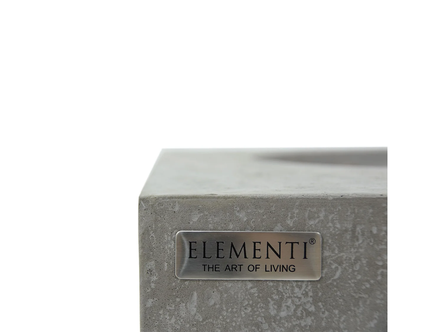 Table braséro à gaz Metropolis en béton fibré - 142x81x35 cm