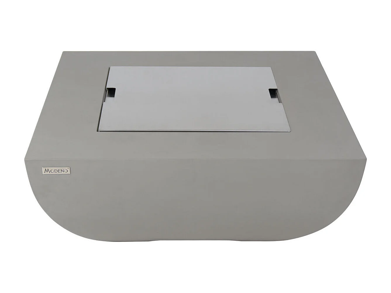 Ensemble braséro à gaz Westport 4 pcs - béton fibré, avec pare-vent et caches