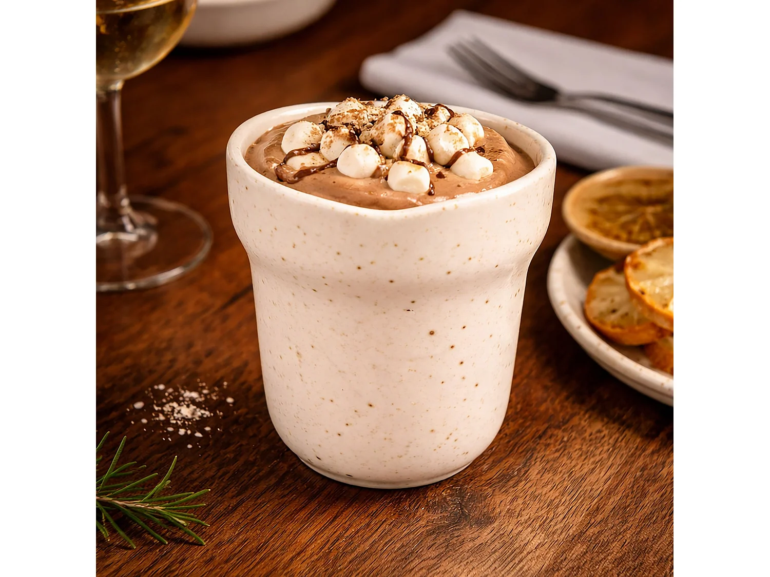 Ogo Living - Lot 6 Mug Ora 32cl En Porcelaine Beige