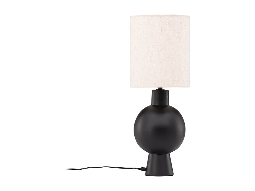 Mysterna verlichting tafellamp 21x21x55cm zwart.