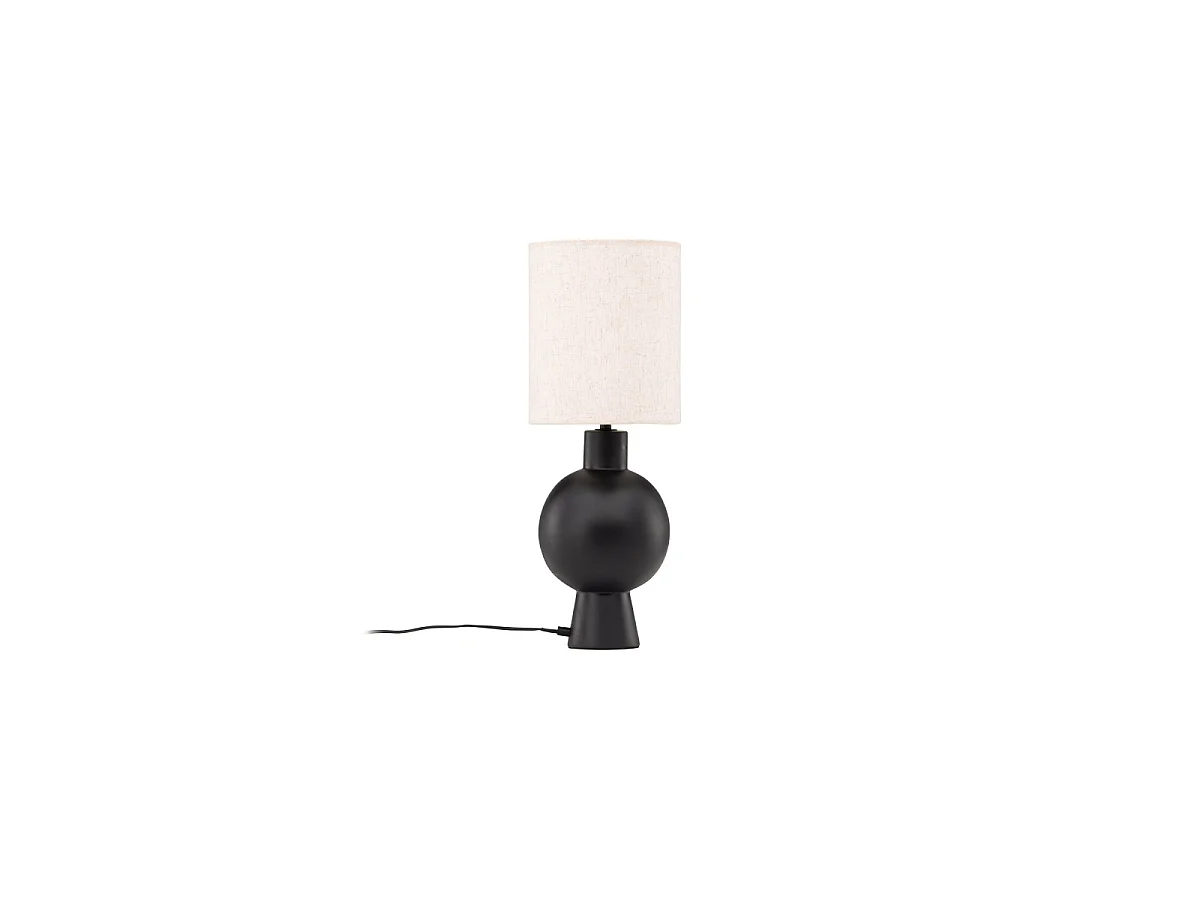 Mysterna Beleuchtung Tischlampe 21x21x55cm schwarz.