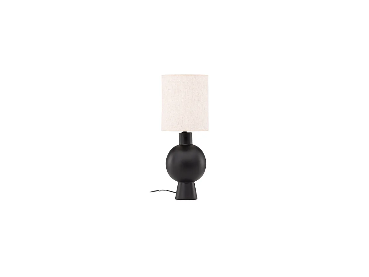 Mysterna Beleuchtung Tischlampe 21x21x55cm schwarz.