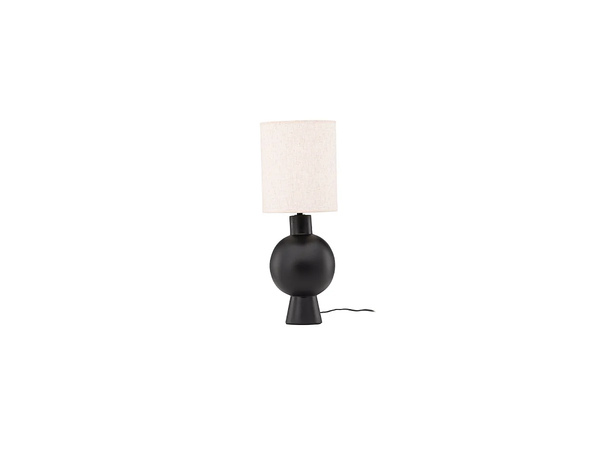 Mysterna Beleuchtung Tischlampe 21x21x55cm schwarz.