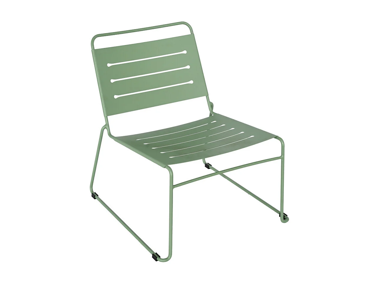 Solena - Salon de jardin 2 personnes en métal - Vert