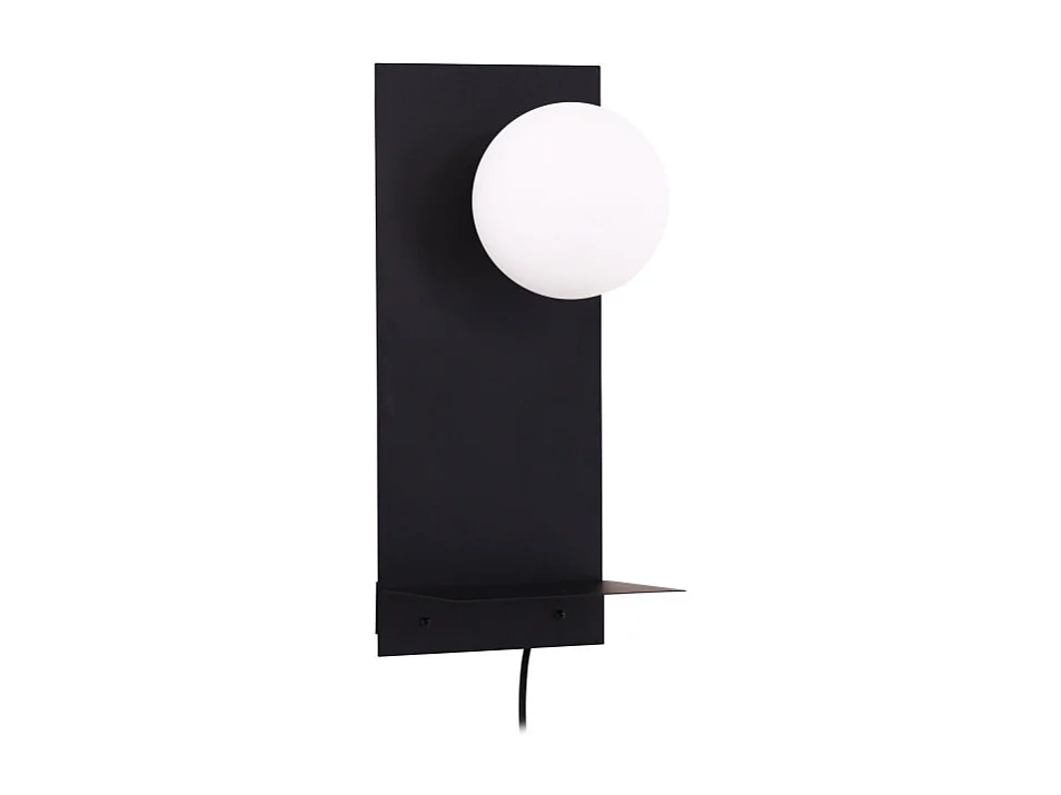 Applique Murale Déco "Troyes" 45cm Noir