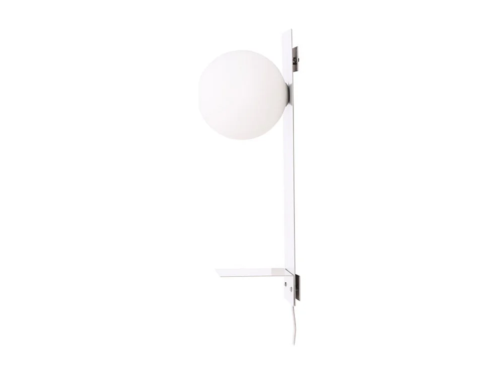 Applique Murale Déco "Troyes" 45cm Blanc