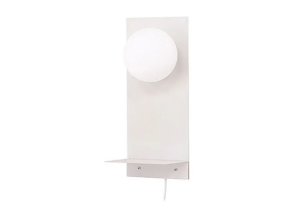 Troyes éclairage applique 20x17x45cm gris clair.