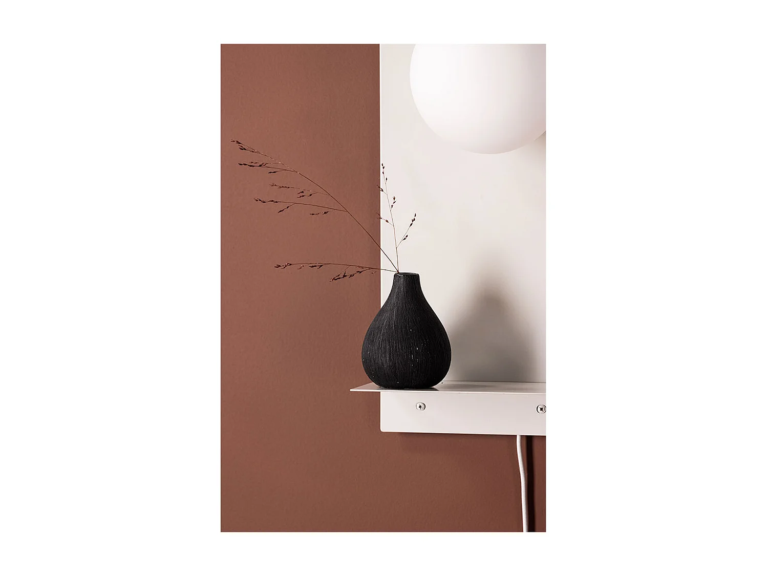 Troyes éclairage applique 20x17x45cm gris clair.