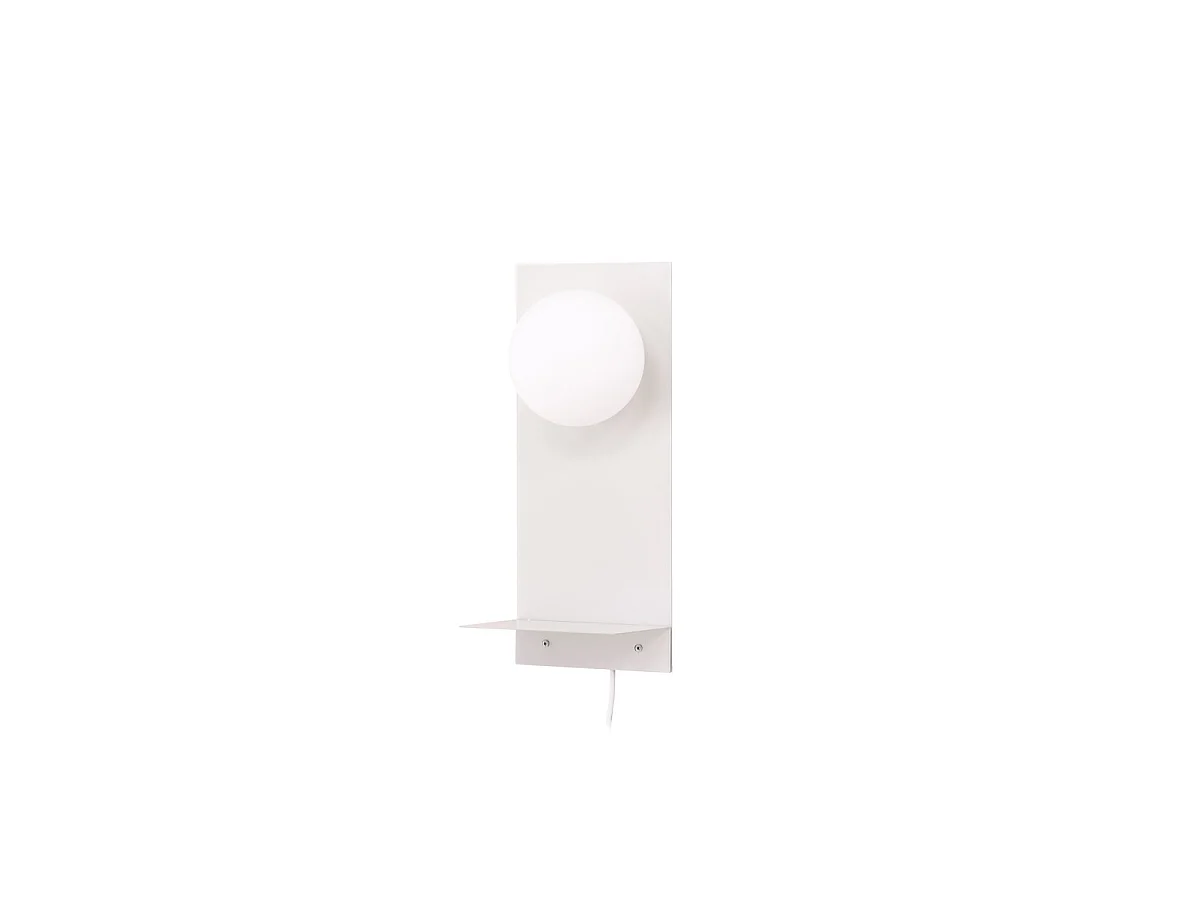 Applique Murale Déco "Troyes" 45cm Blanc