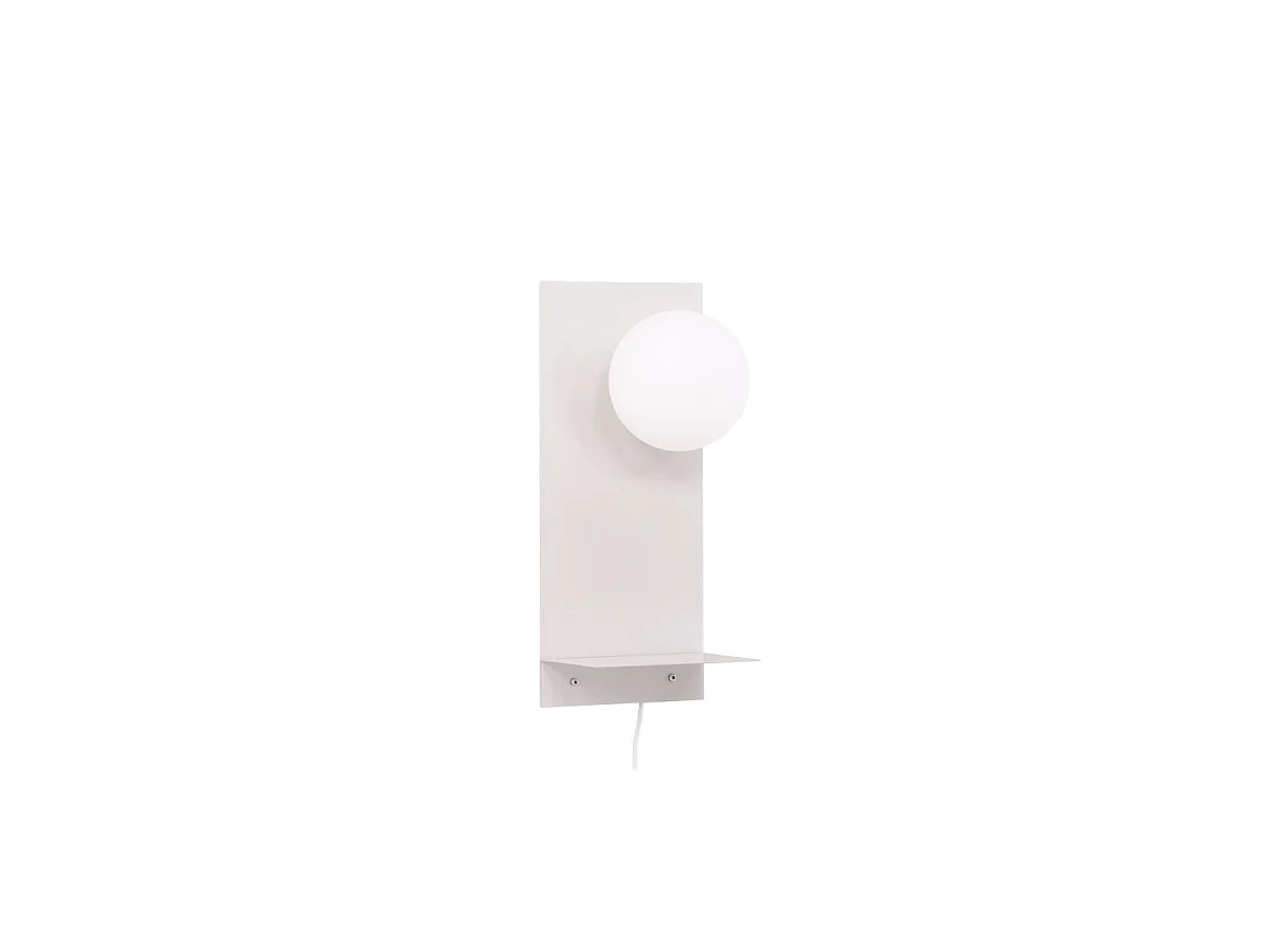 Applique Murale Déco "Troyes" 45cm Blanc