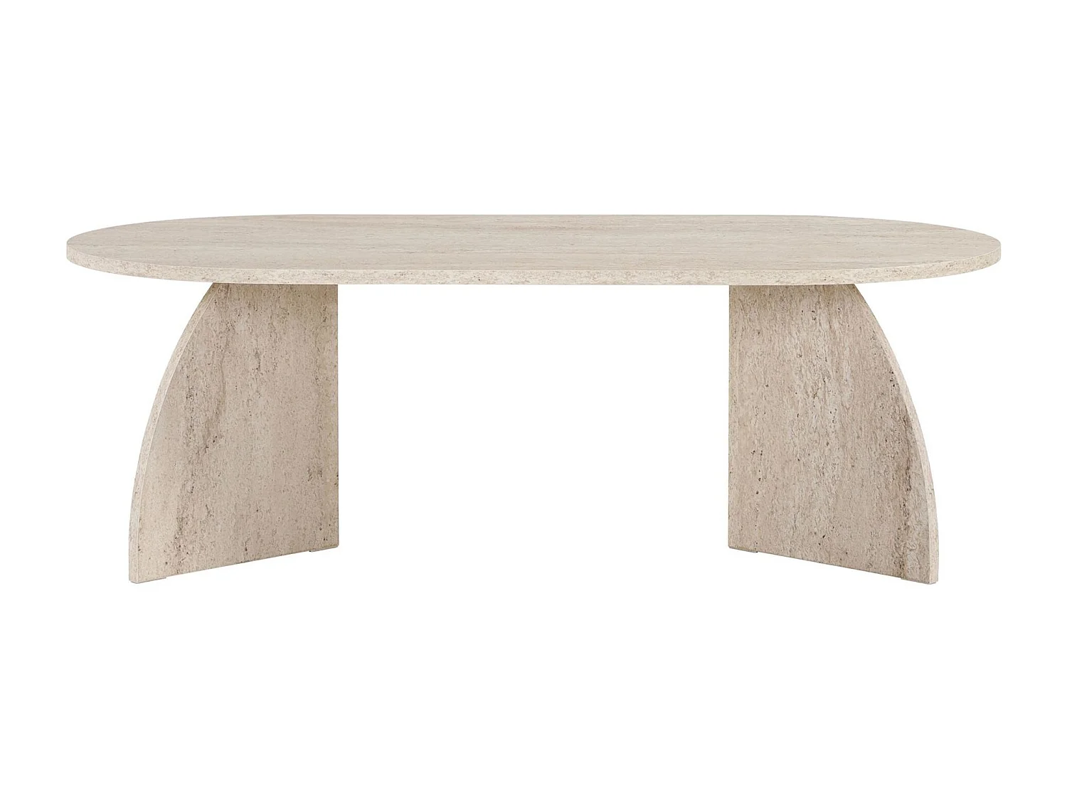 Table basse - Effet travertin beige - JORELA