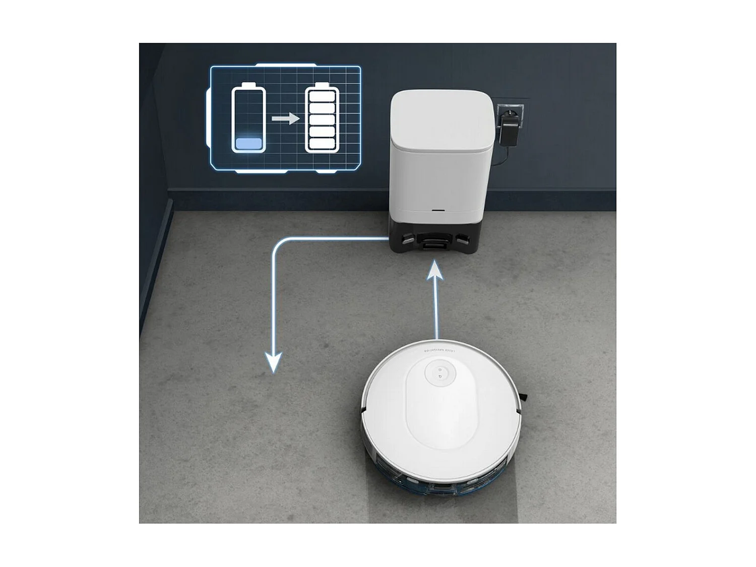 Rowenta Aspirateur robot connecté - RR8497WH