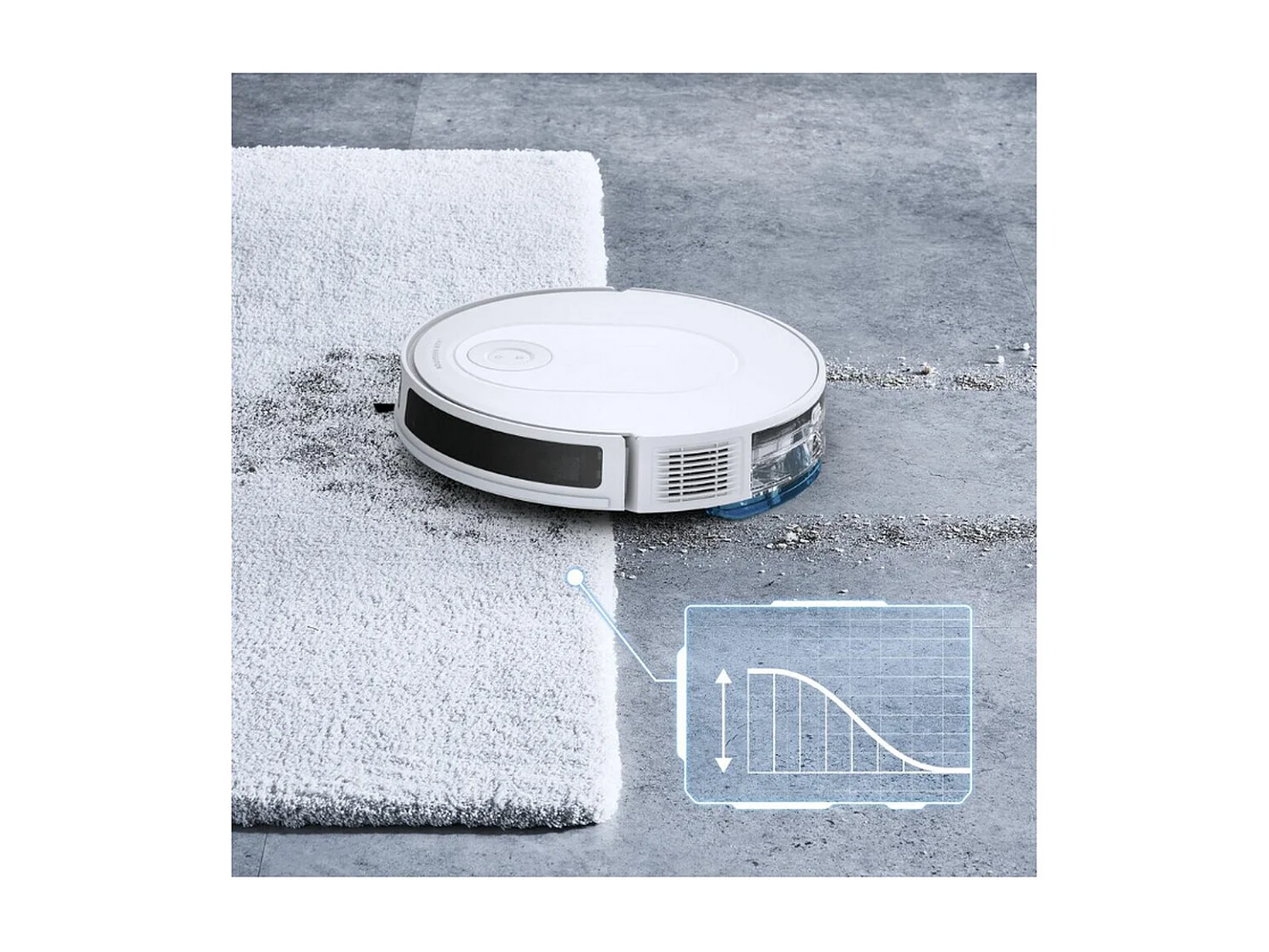 Rowenta Aspirateur robot connecté - RR8497WH
