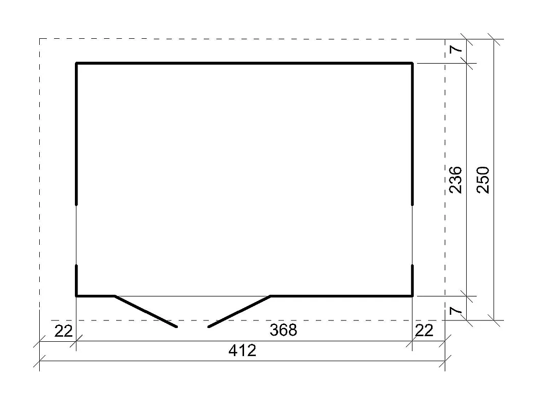 Casetta da giardino di qualità premium con pavimento e tegole bituminose - 8.68 m² / H252x250x412 cm - M914A-CAVERN STEEL