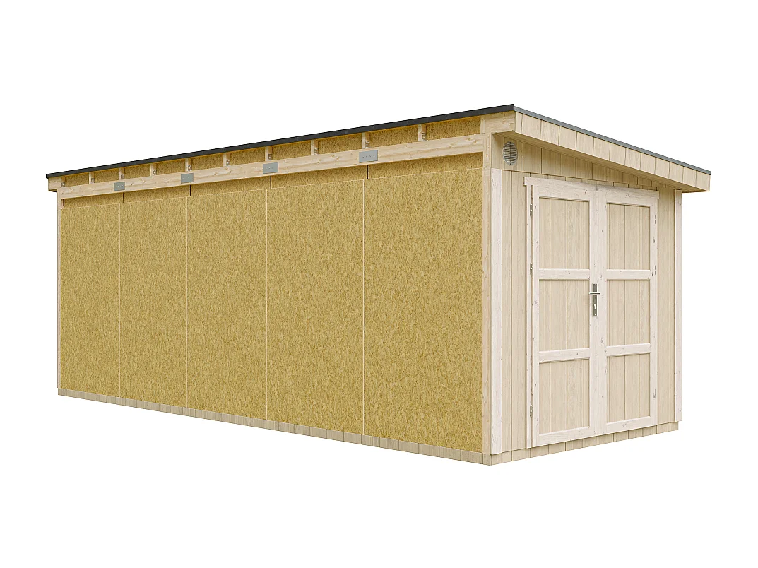 Casetta da giardino di qualità premium - 14.30 m² / H231x248x648 cm - M941