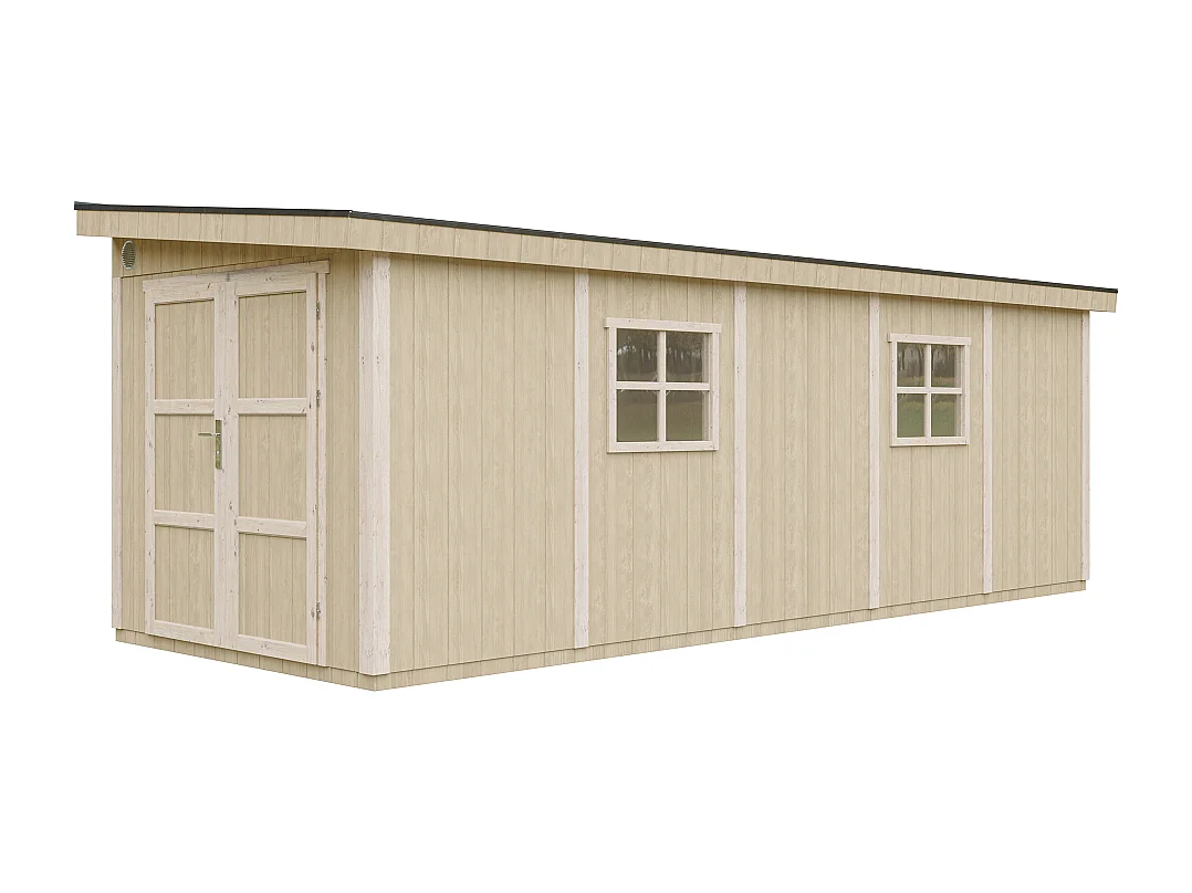 Casetta da giardino di qualità premium - 14.30 m² / H231x248x648 cm - M941