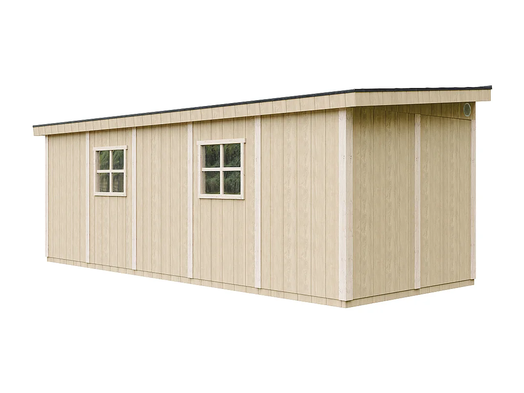 Casetta da giardino di qualità premium - 14.30 m² / H231x248x648 cm - M941