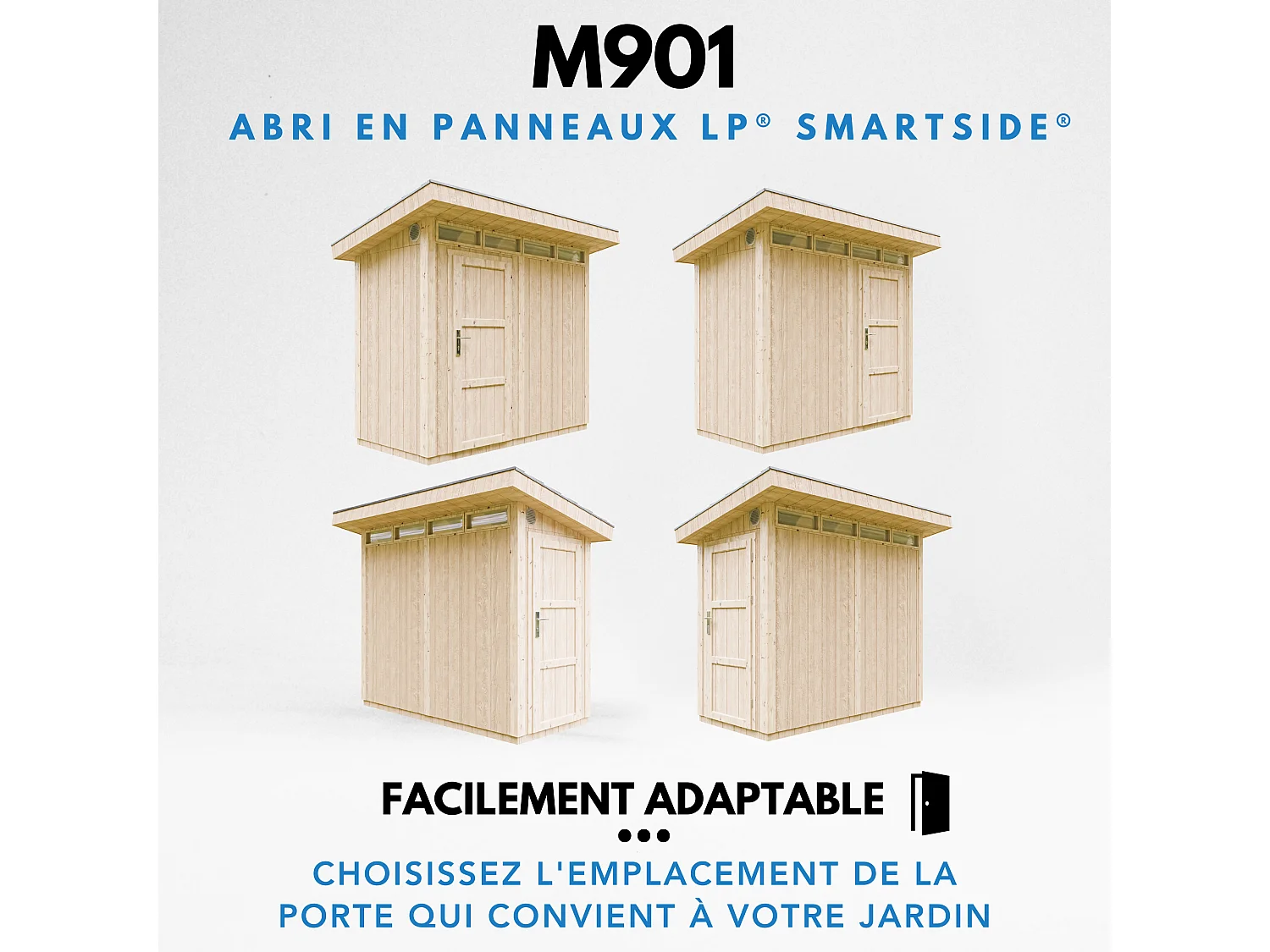 Gartenhaus premium qualität mit boden und bitumenfliesen - 3m² / B161xL293xH239 cm - M901