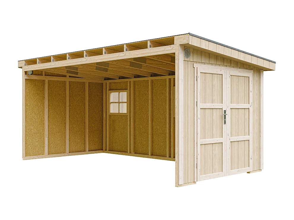 Tuinhuis premium kwaliteit zonder vloer en zijwand - 11.47 m² / H231x248x530 cm - M940B