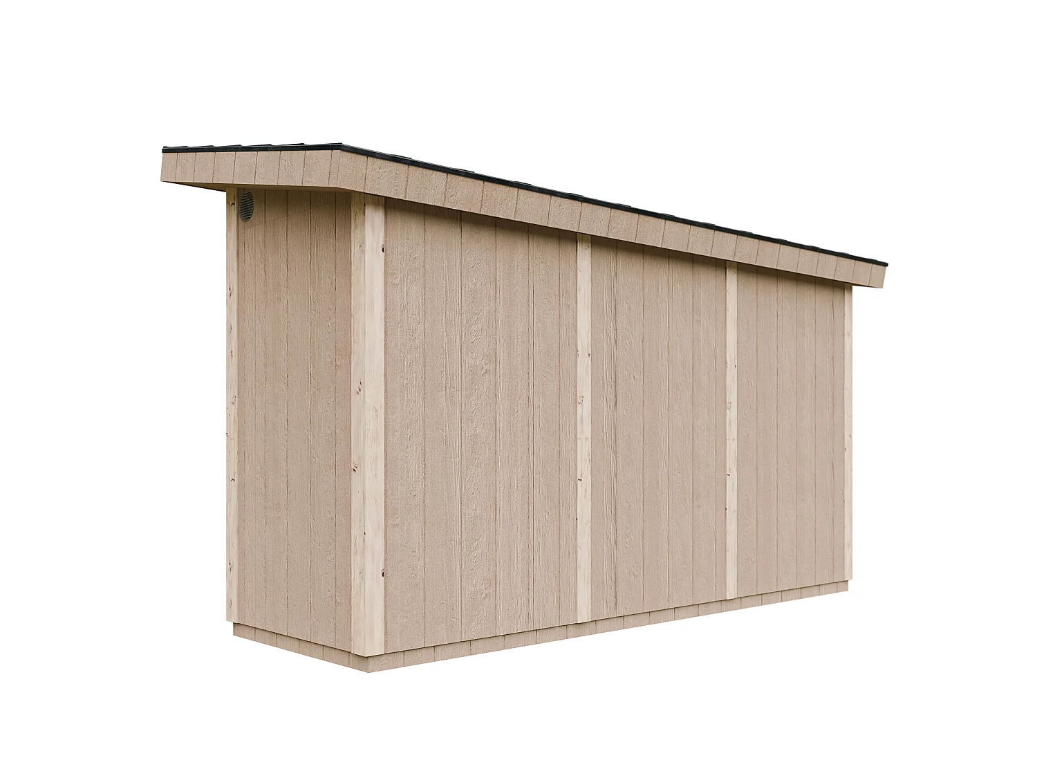 Abri de jardin qualité premium - 4m² /L161xL412xH239 cm - M902