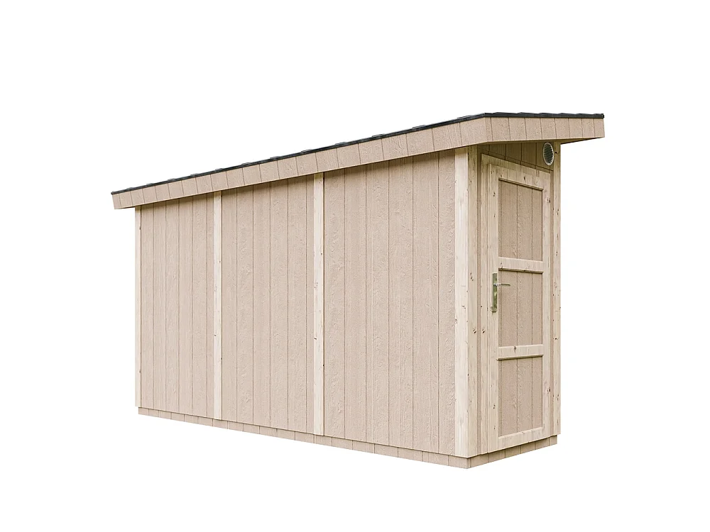Abri de jardin qualité premium - 4m² /L161xL412xH239 cm - M902