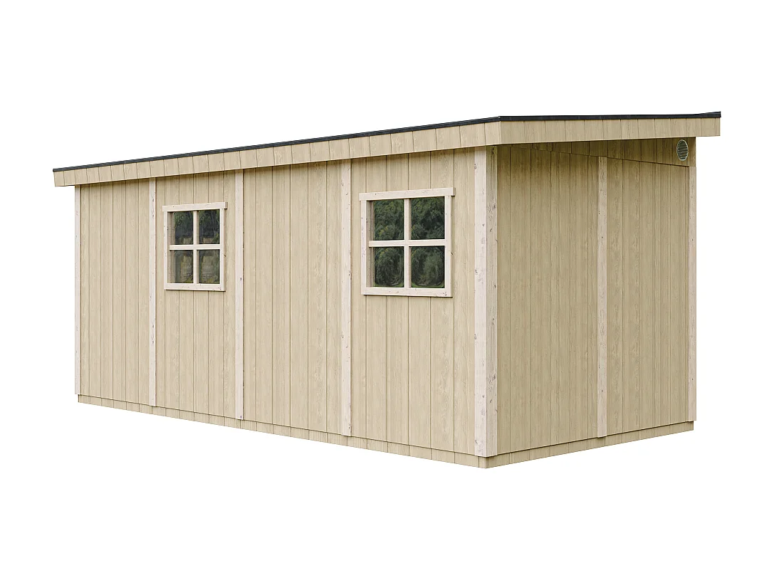 Casetta da giardino di qualità premium - 11.47 m² / H231x248x530 cm - M940