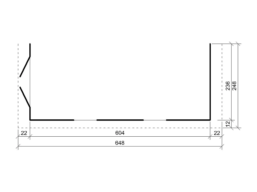Casetta da giardino di qualità premium - 14.30 m² / H231x248x648 cm - M941-CAVERN STEEL