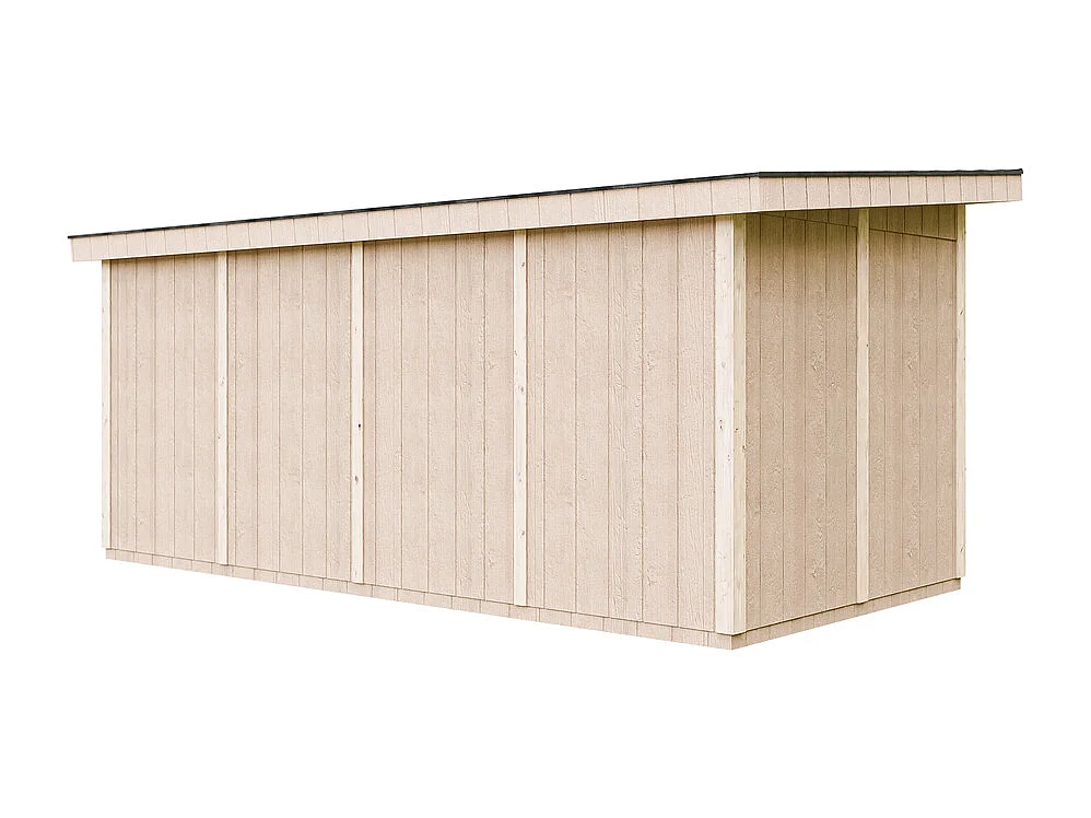 Tuinhuis op houtbasis zonder vloer - LP SmartSide - H237x279x530 cm / 11.5 m² - M905C