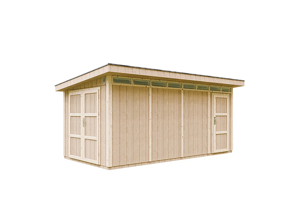 Abri de jardin qualité premium - 8.52+2.95 m² - M905C
