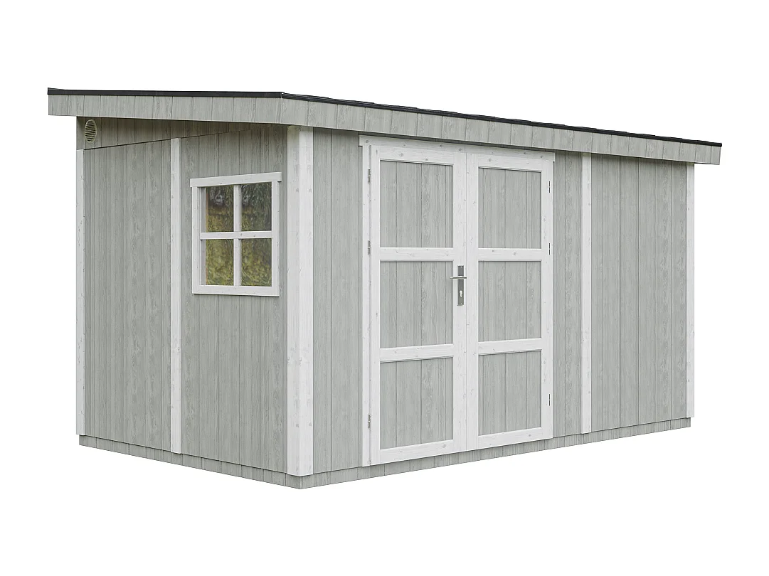 Gartenhaus premium qualität - 8.68 m² / H231x248x412 cm - M939-TUNDRA GREY