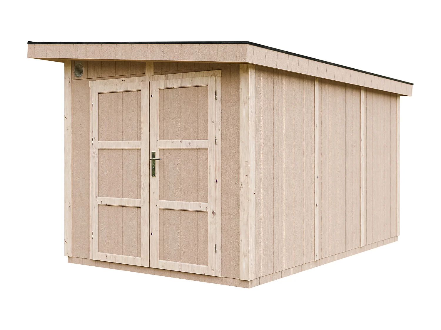 Gartenhaus premium qualität mit boden und bitumenfliesen - 8.7m² / B412xL279xH239 cm - M904A