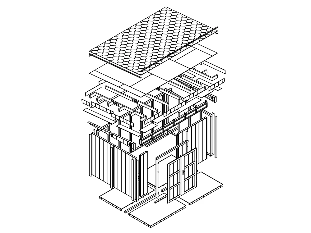 Abri de jardin qualité premium - 9m² / L412xL279xH237 cm - M904A