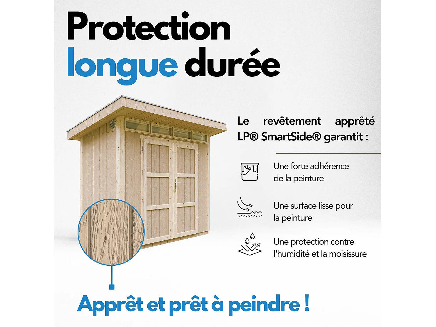 Gartenhaus premium qualität mit boden und bitumenfliesen - 3m²/ B161xL294xH239 cm - M901A