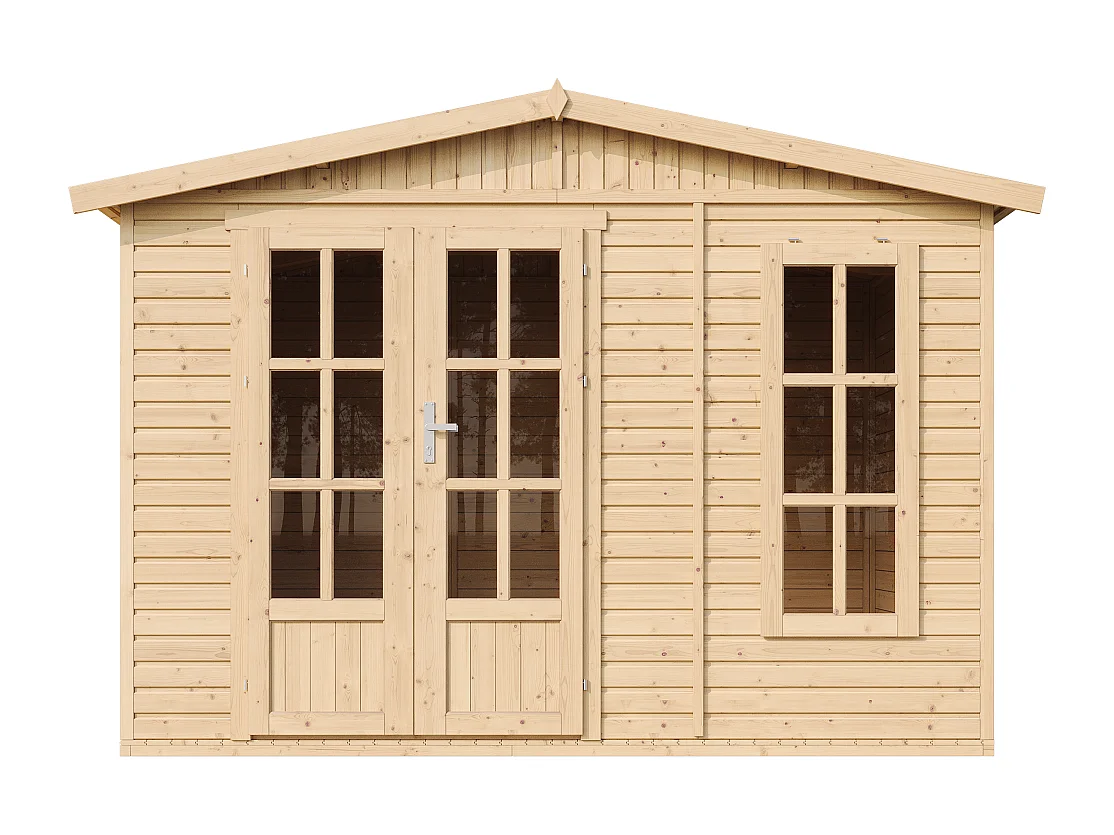 Garten holzhaus - B332xT222xH232 cm / 6m² - M334FB