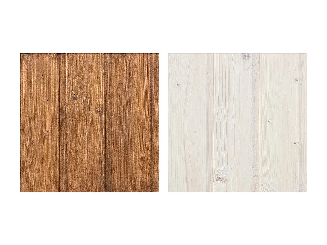 Lot de produits de protection pour la peinture des maisons en bois - 10l de blanc+10l de chêne riche