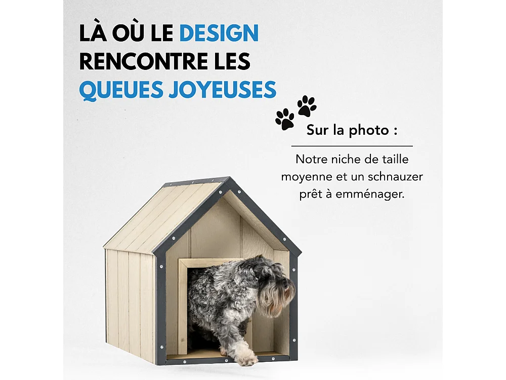 LP SmartSide niche pour chien - 57 x 95 x H68 cm, taille M - M971-1