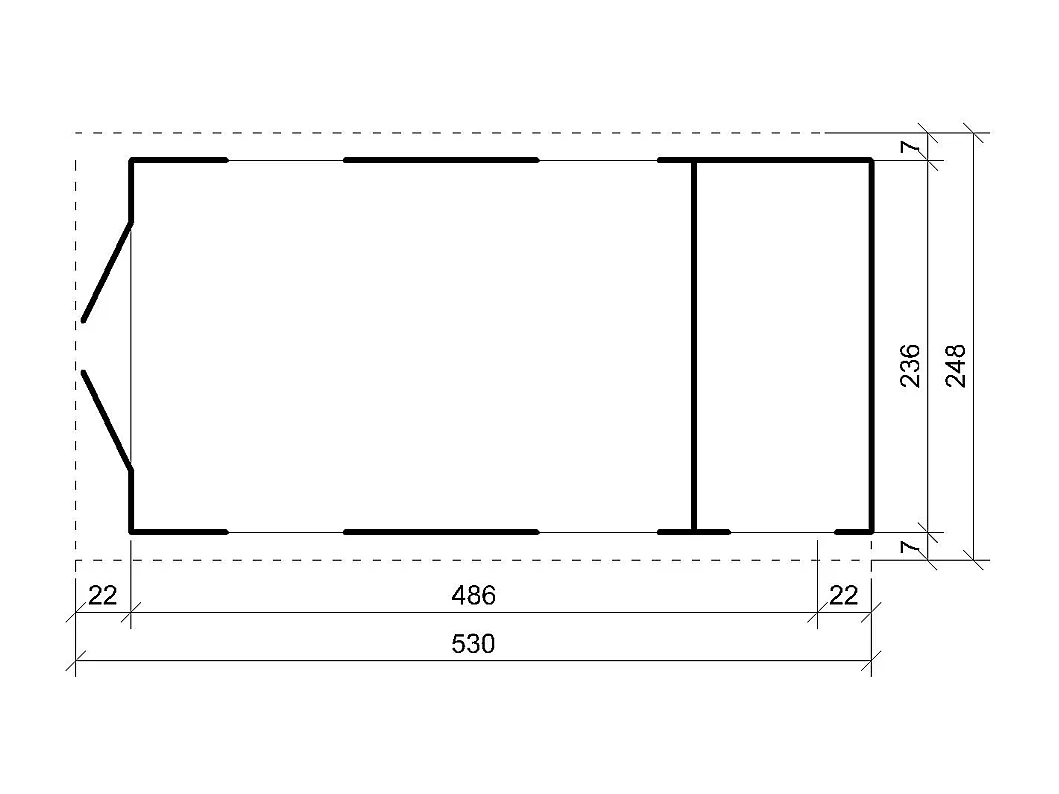 Tuinhuis premium kwaliteit met vloer en bitumineuze dakpannen - 8.52+2.95 m² / H252x250x530 cm - M915C-HARVEST HONEY