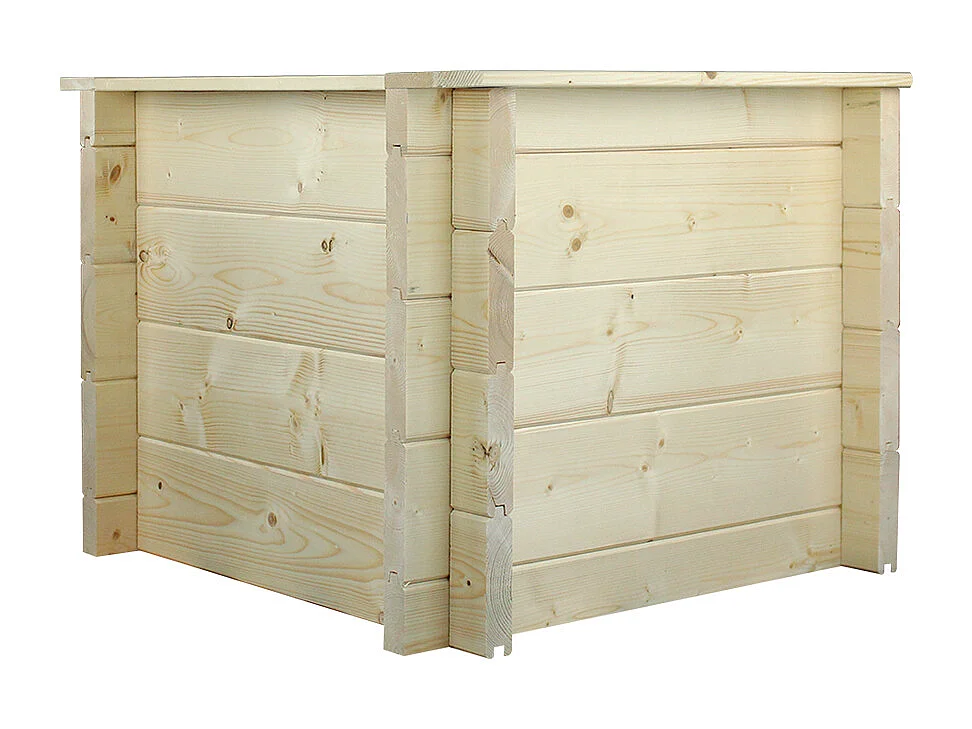 Houten buitenmoestuin - 58x58xH46 cm - M617-1