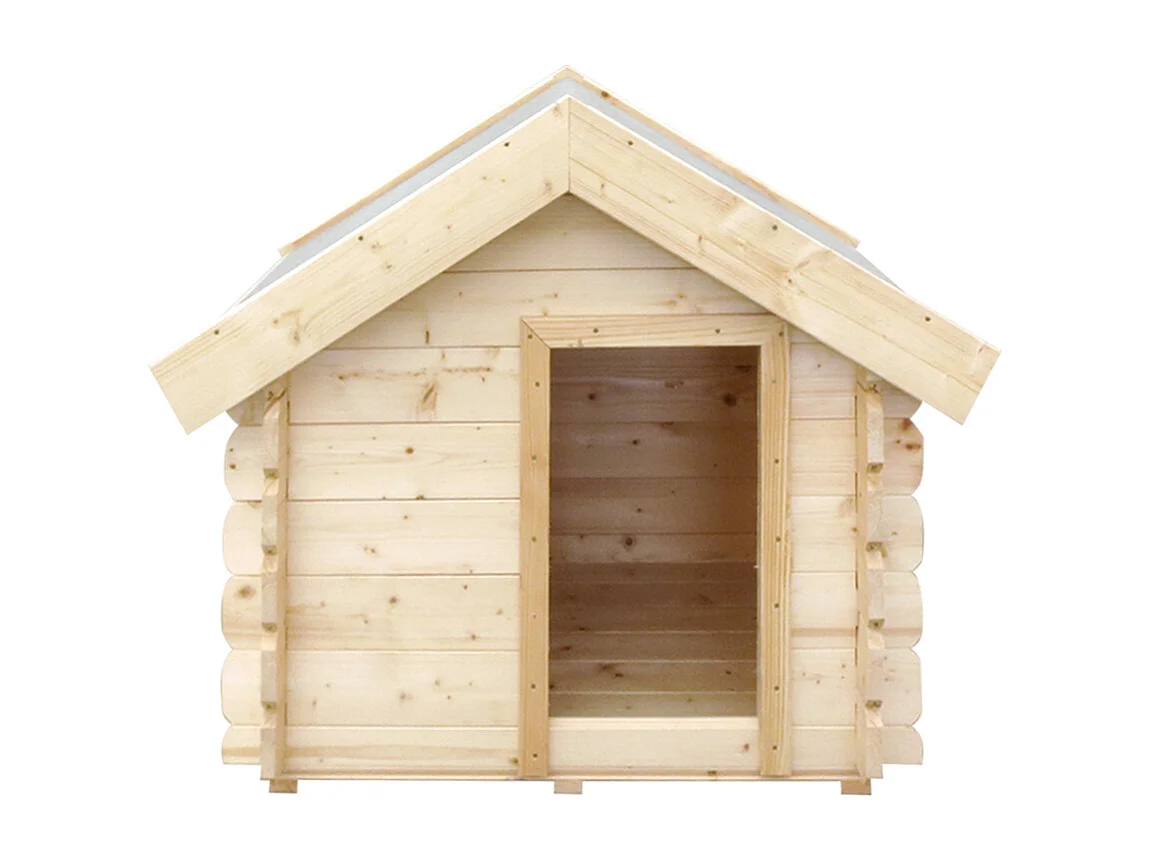 Niche pour chien exterieur en bois - 76 x 99 x H80 cm - M401-1