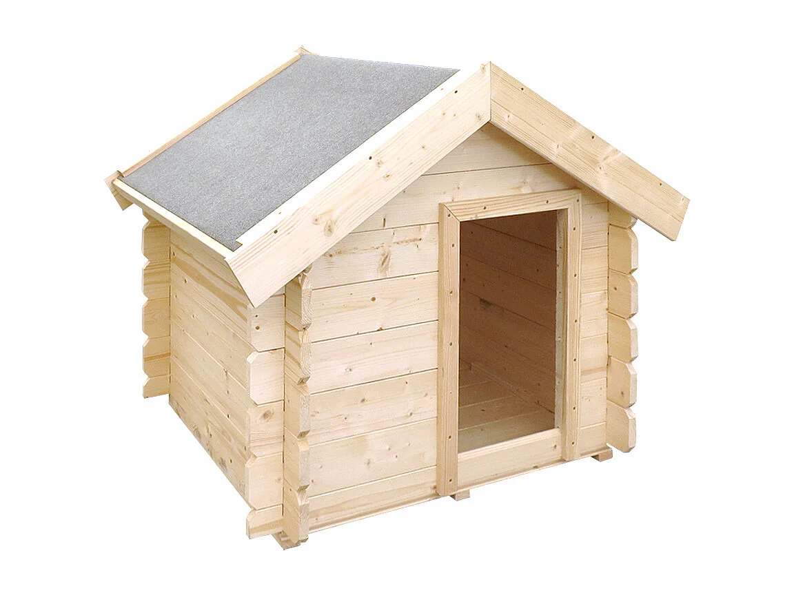 Niche pour chien exterieur en bois - 76 x 99 x H80 cm - M401-1