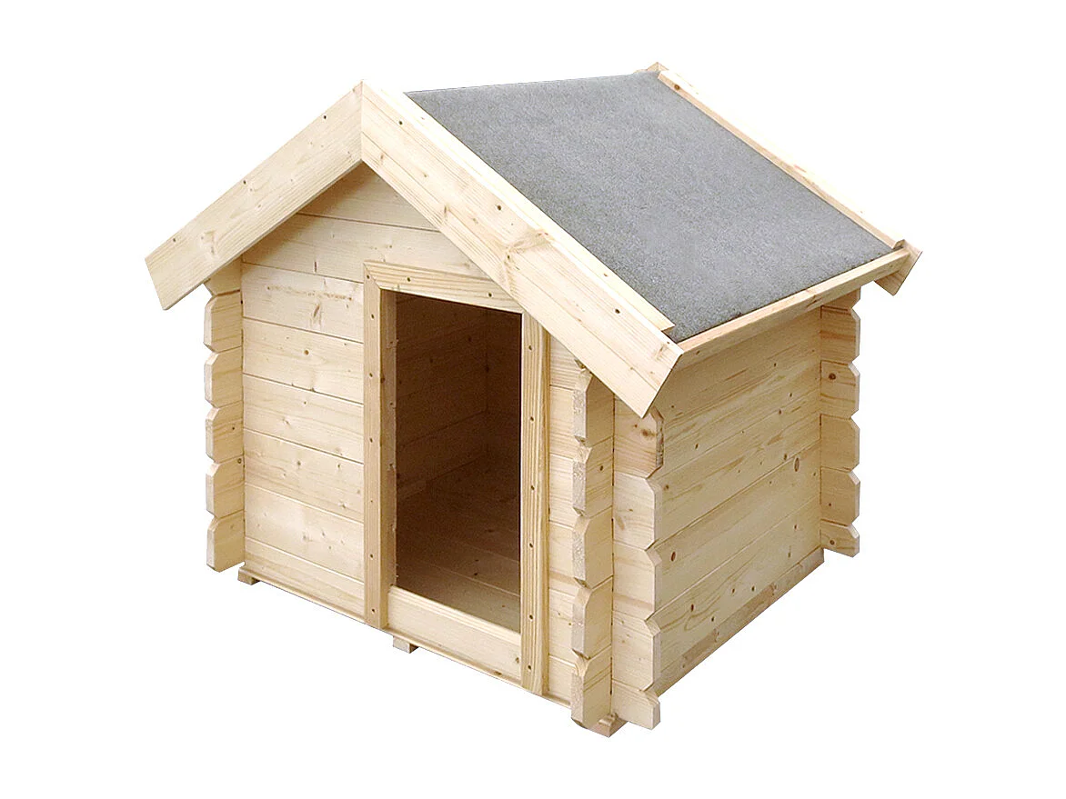 Niche pour chien exterieur en bois - 76 x 99 x H80 cm - M401-1