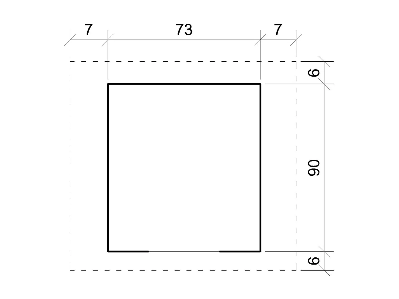 Niche pour chien exterieur en bois - 87 x 102 x H85 cm - M405-1